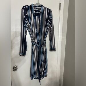 Chase Bank Apparel button shirt dress